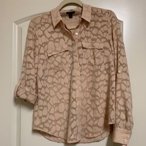 Pink Patterned Blouse